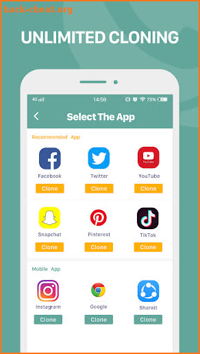 Dual App - Dual Space&Multiple Accounts App Cloner screenshot