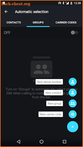 Dual SIM Selector Pro screenshot