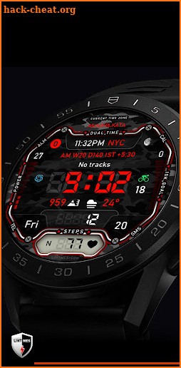 Dual Time Digital Watch 027 screenshot