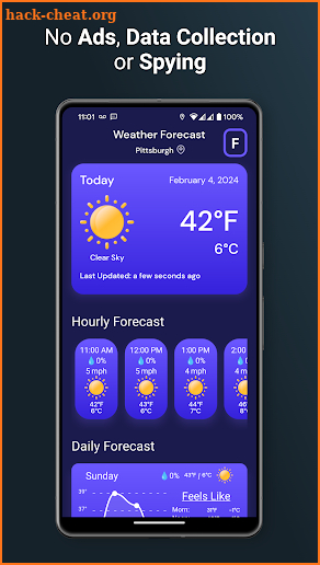 DualTemp Weather screenshot