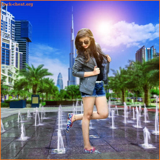 Dubai Fountain Photo Editor - dubai picnic editor screenshot