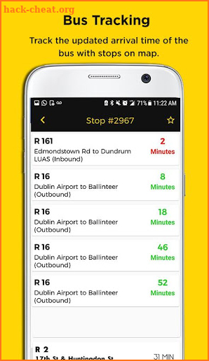Dublin Transit & Bus Tracker screenshot