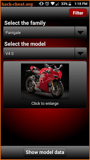 Ducatist's motorbike catalog: Ducapp PRO screenshot