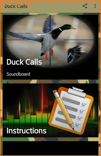 Duck Hunting Calls screenshot