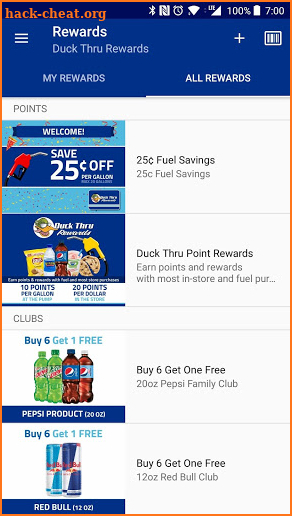Duck Thru Rewards screenshot