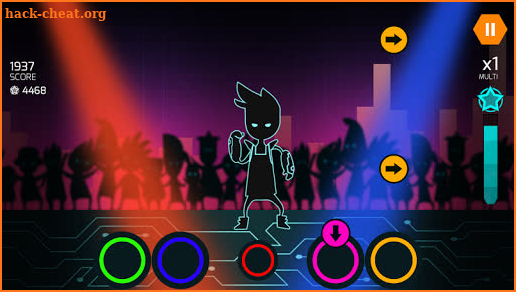 Dude Dancer: Rhythm Game with Dubstep & NewWave screenshot