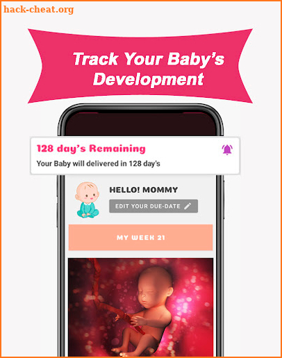 Due Date Countdown Pregnancy screenshot