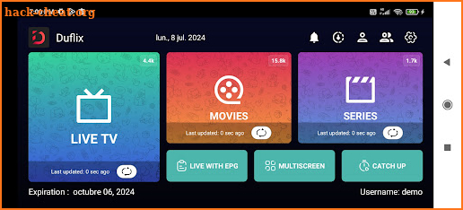 Duflix - IPTV Player screenshot