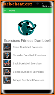 Dumbbell Exercises Free screenshot