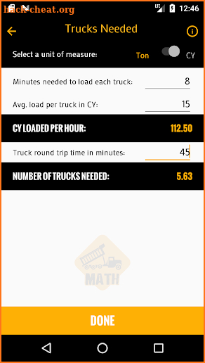 Dump Truck Math screenshot