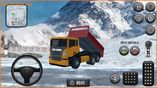 Dump Truck Simulator: Snowy screenshot