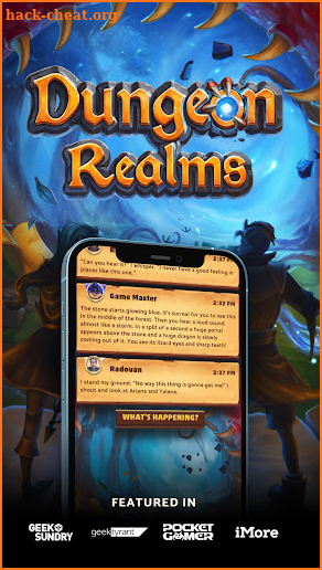 Dungeon Realms: Chat & Roll screenshot