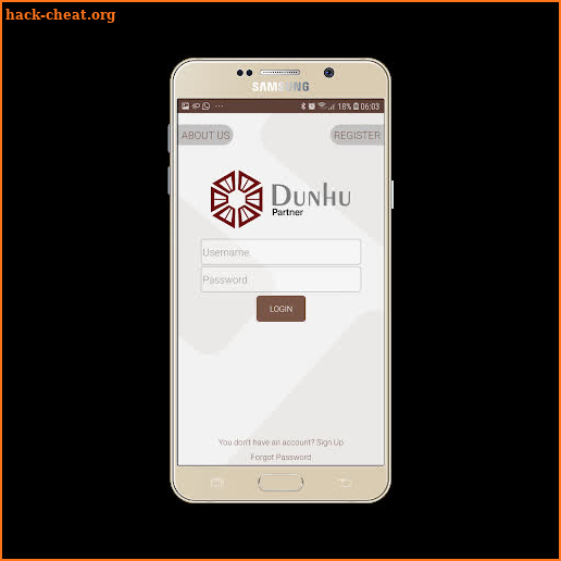 Dunhu Partner Rental Application screenshot