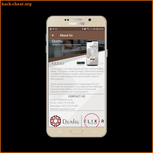 Dunhu Partner Rental Application screenshot