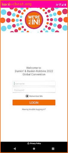 Dunkin’ & BR Global Convention screenshot