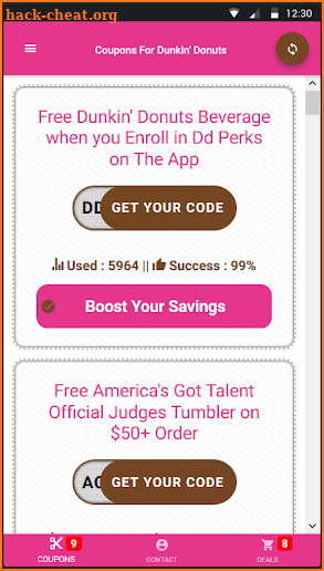 Dunkin' Donuts – Coupons & Deals screenshot