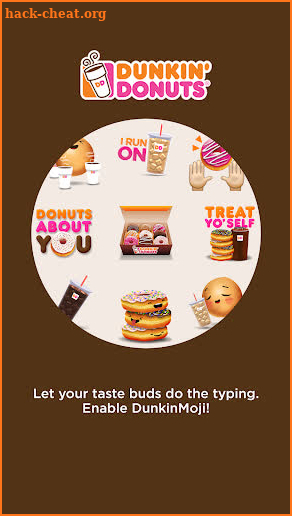 Dunkin' Donuts Emojis screenshot