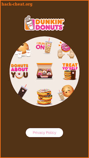 Dunkin' Donuts Emojis screenshot