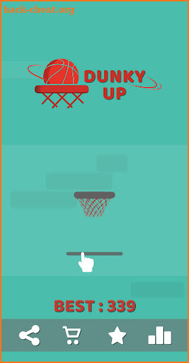 Dunky Up! Move the Hoop! screenshot
