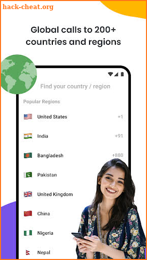 Duo Call - Dual Global Calling screenshot