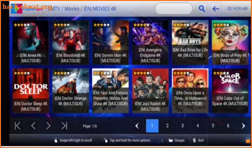 Duplex IPTV player TV Box Guide screenshot
