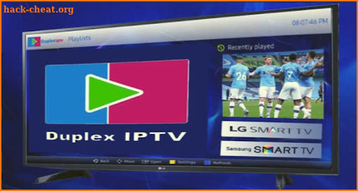 duplexplay iptv crtv apps IPTV player TV Box guide screenshot