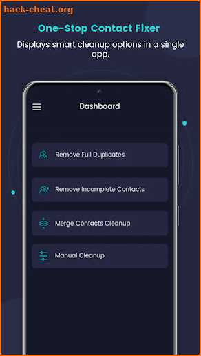 Duplicate Contacts Cleaner App screenshot