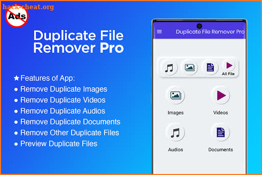 Duplicate File Remover Pro screenshot