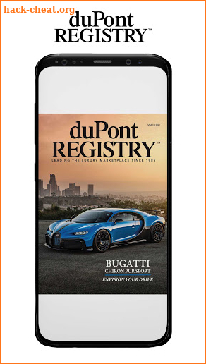 duPont REGISTRY Fine Automobiles screenshot