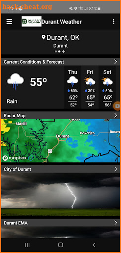 Durant Weather Radar screenshot