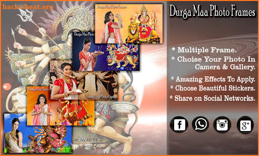 Durga Mata Photo Frames 2020 screenshot