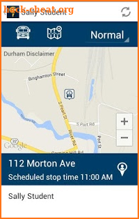 Durham Bus Tracker screenshot