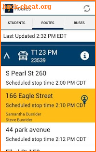 Durham Bus Tracker screenshot