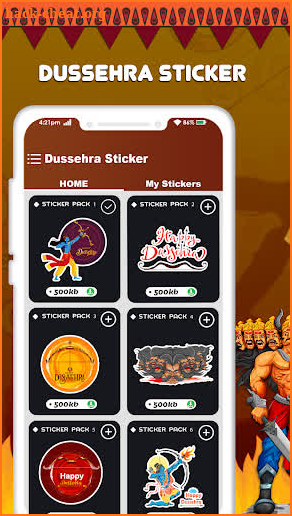 Dussehra Stickers For Whatsapp : Durga Puja Wishes screenshot