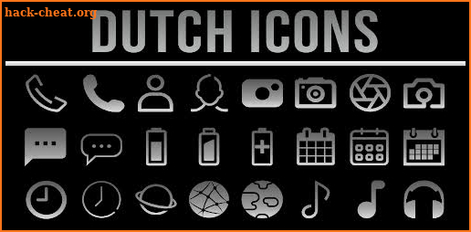 Dutch Icons Monotone - Icon Pack screenshot
