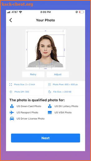 DV Lottery Photo Tool screenshot
