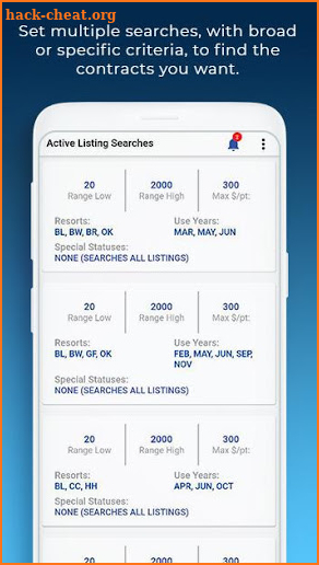 DVC Resale Market Search App screenshot