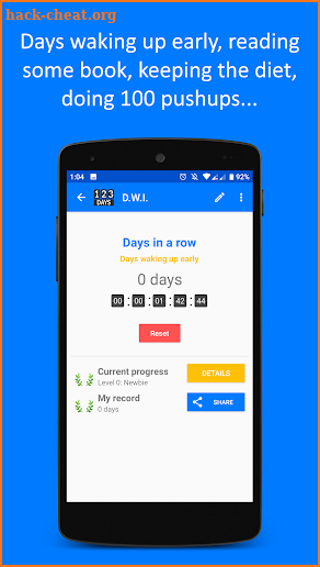 DWI : Days counter (PRO) screenshot