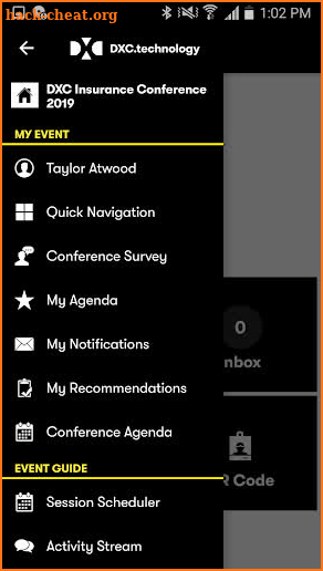 DXC Events screenshot