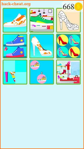 dye shoes game screenshot