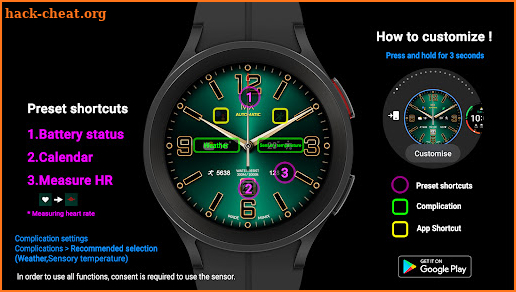 Dynamic MX01 mimix watchface screenshot