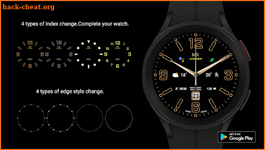 Dynamic MX01 mimix watchface screenshot