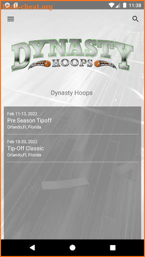 Dynasty Hoops Tournaments screenshot
