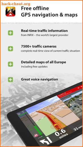Dynavix Navigation, Traffic Information & Cameras screenshot
