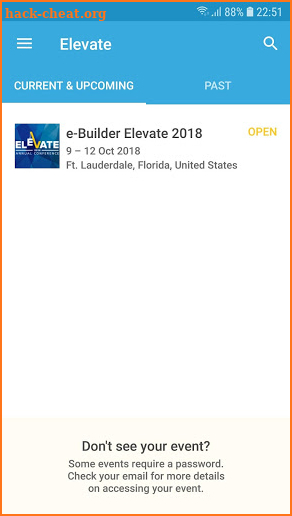e-Builder Elevate 2018 screenshot
