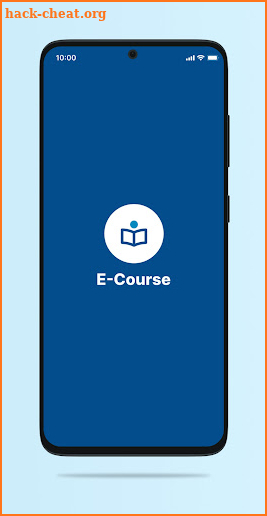 E-Course screenshot
