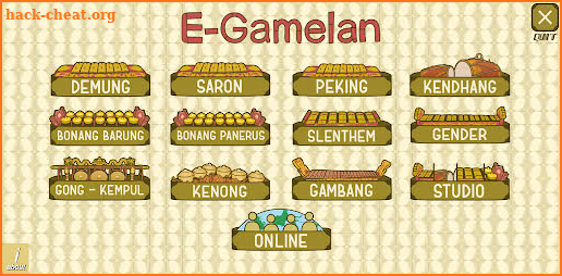 E-Gamelan - Virtual Javanese Gamelan screenshot