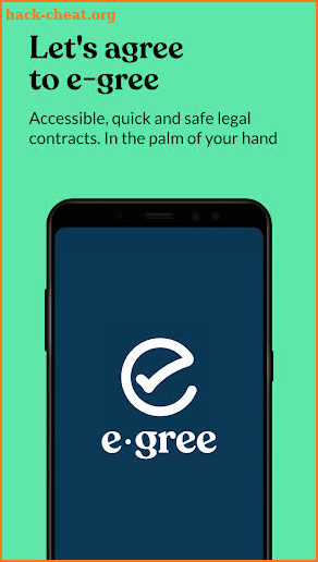 e-gree: Simple, Fast and Secure Agreements screenshot