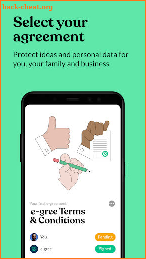 e-gree: Simple, Fast and Secure Agreements screenshot