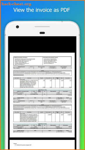 E-invoice reader - XML and P7M screenshot